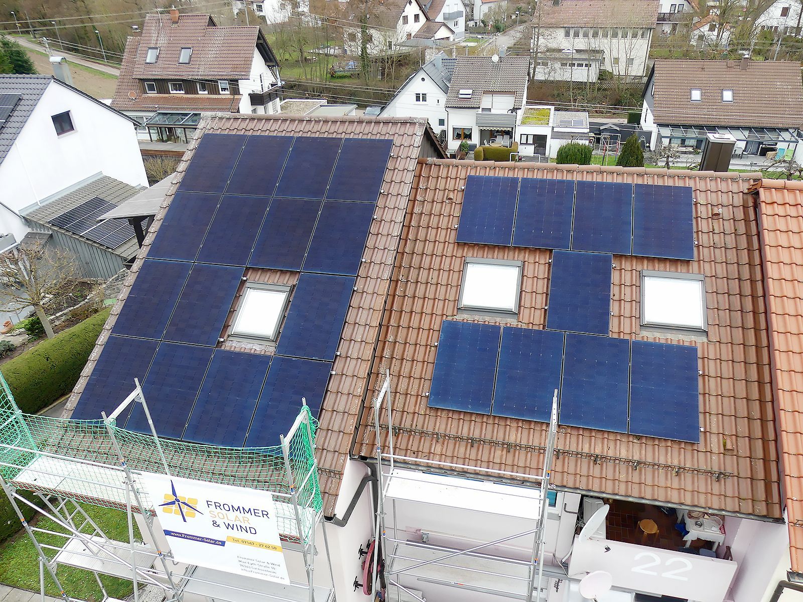 Frommer Solar PV Solaranlage Photovoltaik Solarmodule Installation Montage