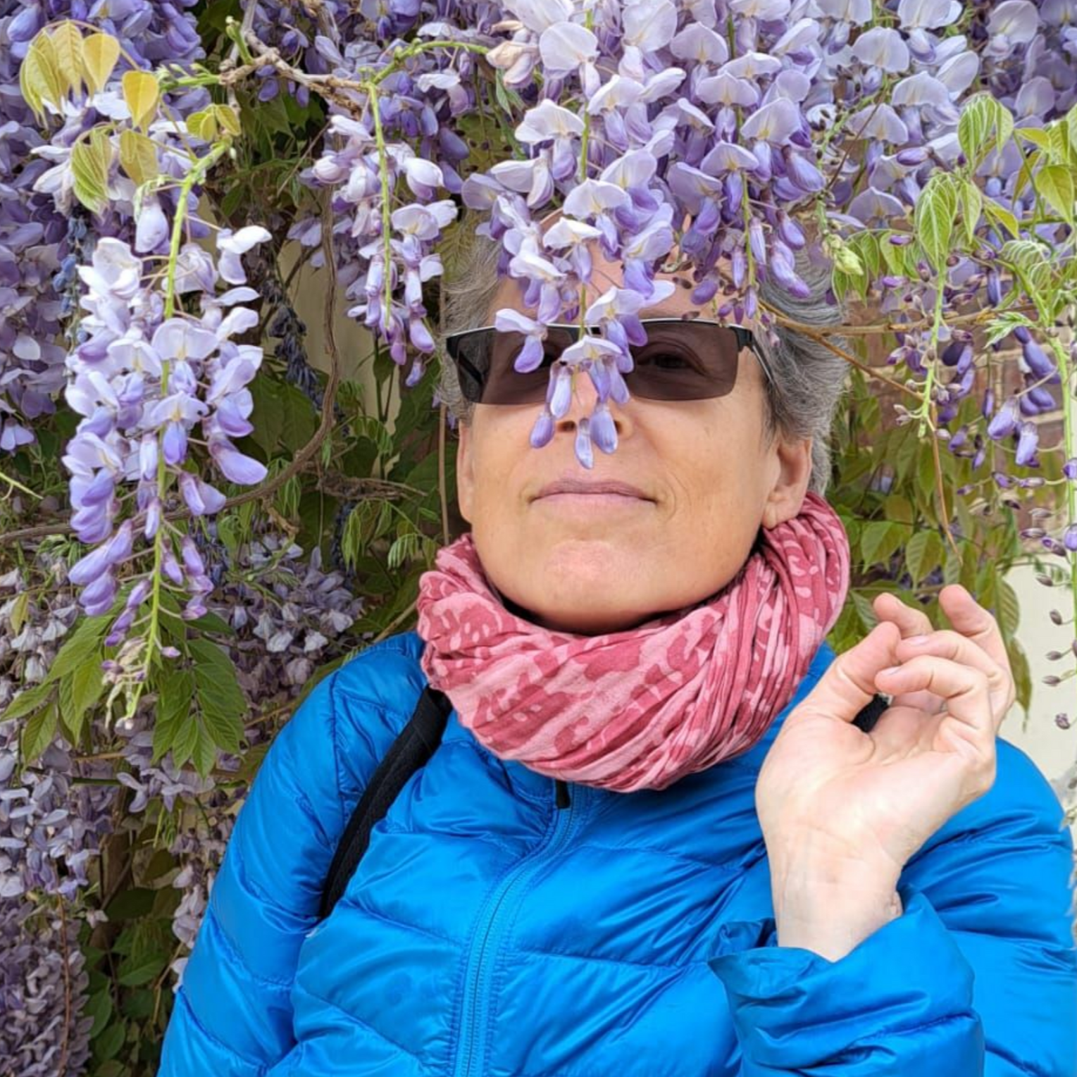 Sharon/Sat Dhyan Beyond Space and Time, yoga, meditation, art, spiritual art, healing art, pastel chalk art, meditation,collage art, collage