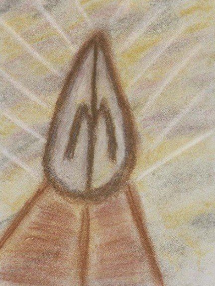 Sat Nam Designs, Sat Nam, mountain, mountains, hand, hands, prayer, praying, light, lightbeams, m, abstract, art, abstract art, healing art, spiritual art, pastel chalk art, pastel chalks, Kundalini, Kundalini yoga, meditation, yoga, consciousness