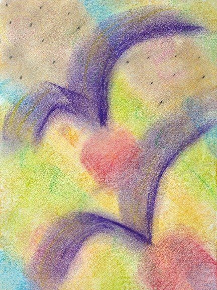 Sat Nam Designs, Sat Nam, bird, birds, flight, flying, nature, purple, red, sunset, art, abstract art, healing art, spiritual art, pastel chalk art, pastel chalk, Kundalini, Kundalini yoga, meditation, yoga, consciousness
