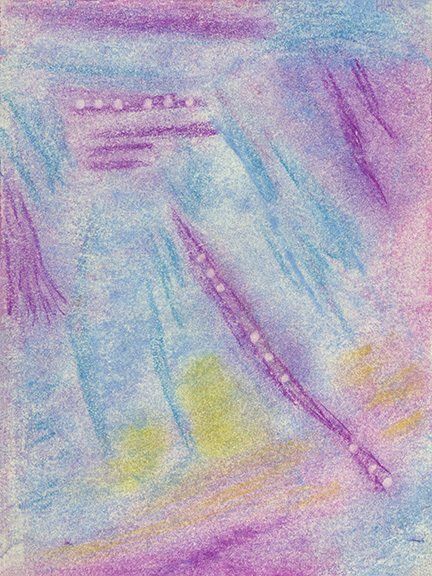 Sat Nam Designs, Sat Nam, light, dots, purple, pink, yellow, blue, art, abstract art, healing art, spiritual art, pastel chalk art, pastel chalks, Kundalini, Kundalini yoga, meditation, yoga, consciousness