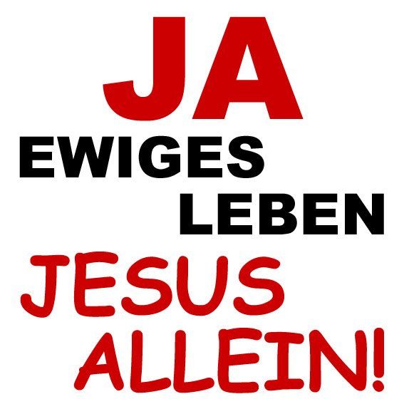 Jesus alone! - Logo