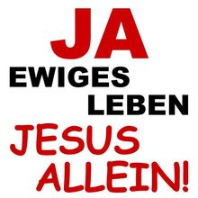 Jesus allein! - Logo
