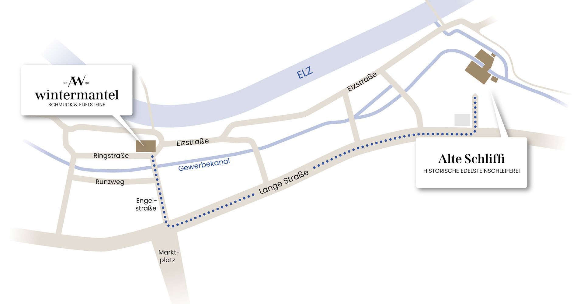Lageplan Stammhaus und Alte Schliffi Lageplan Stammhaus und Alte Schliffi