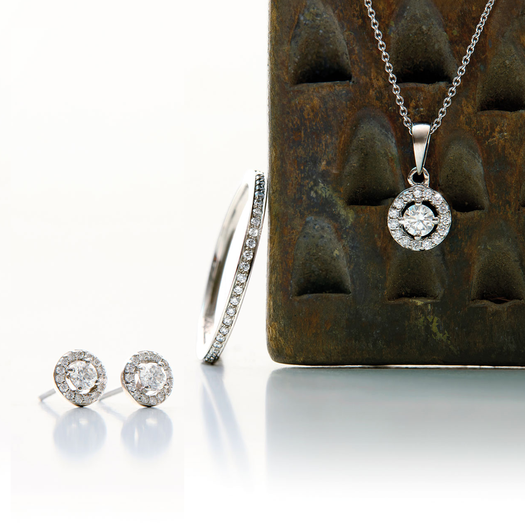 Brillantset 585Weißgold