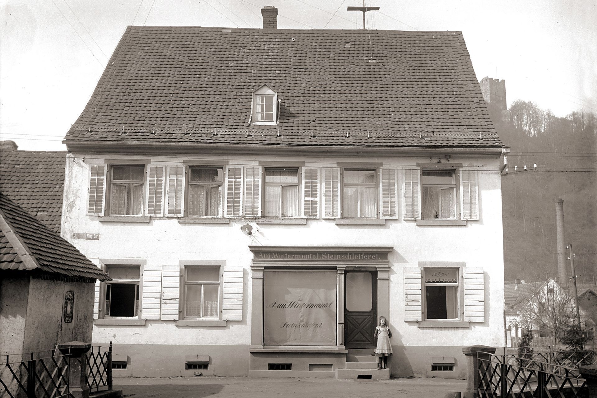 Schmuckgeschäft Wintermantel vor 1910