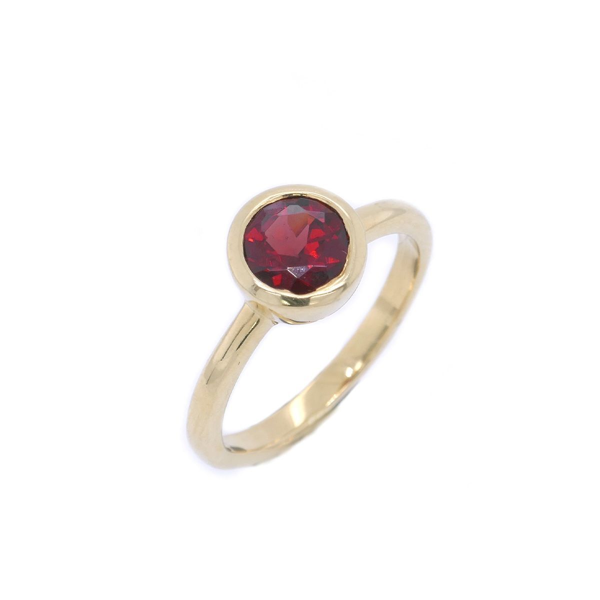 Granatring Gold