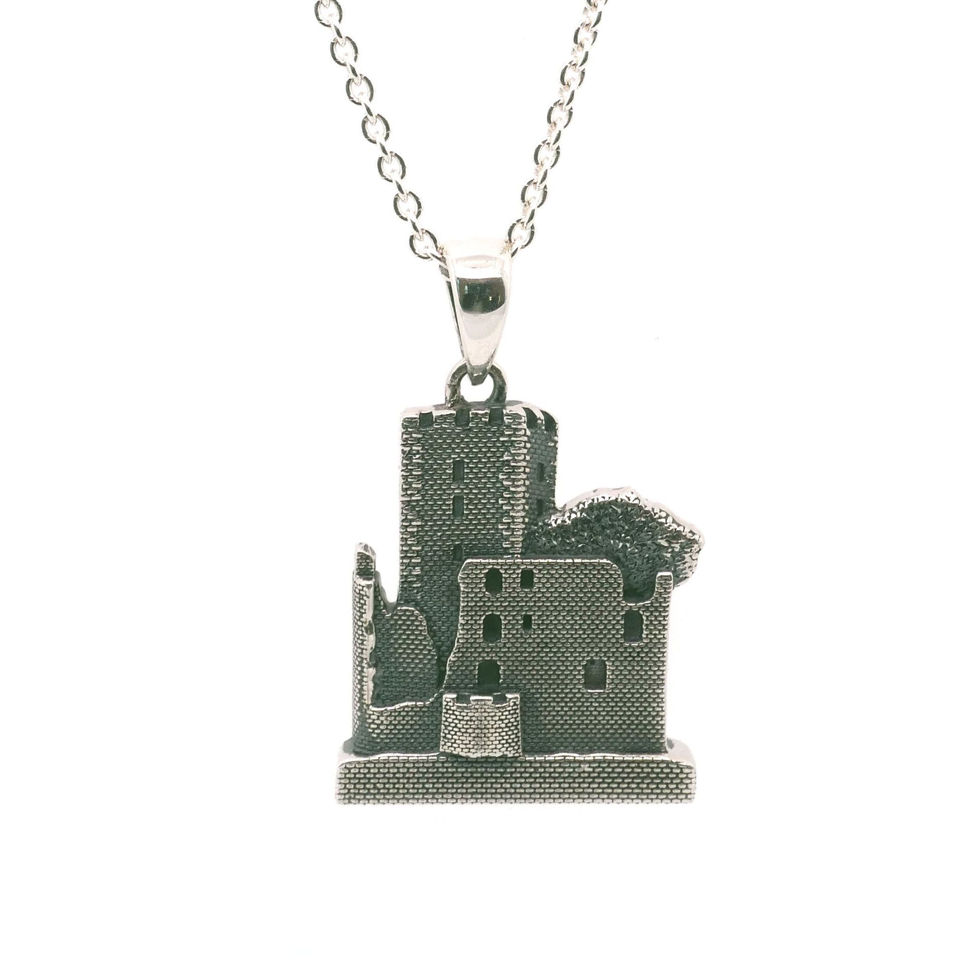 Anhaenger Kastelburg 925 Silber oxidiert Anhänger Kastelburg 925 Silber oxidiert