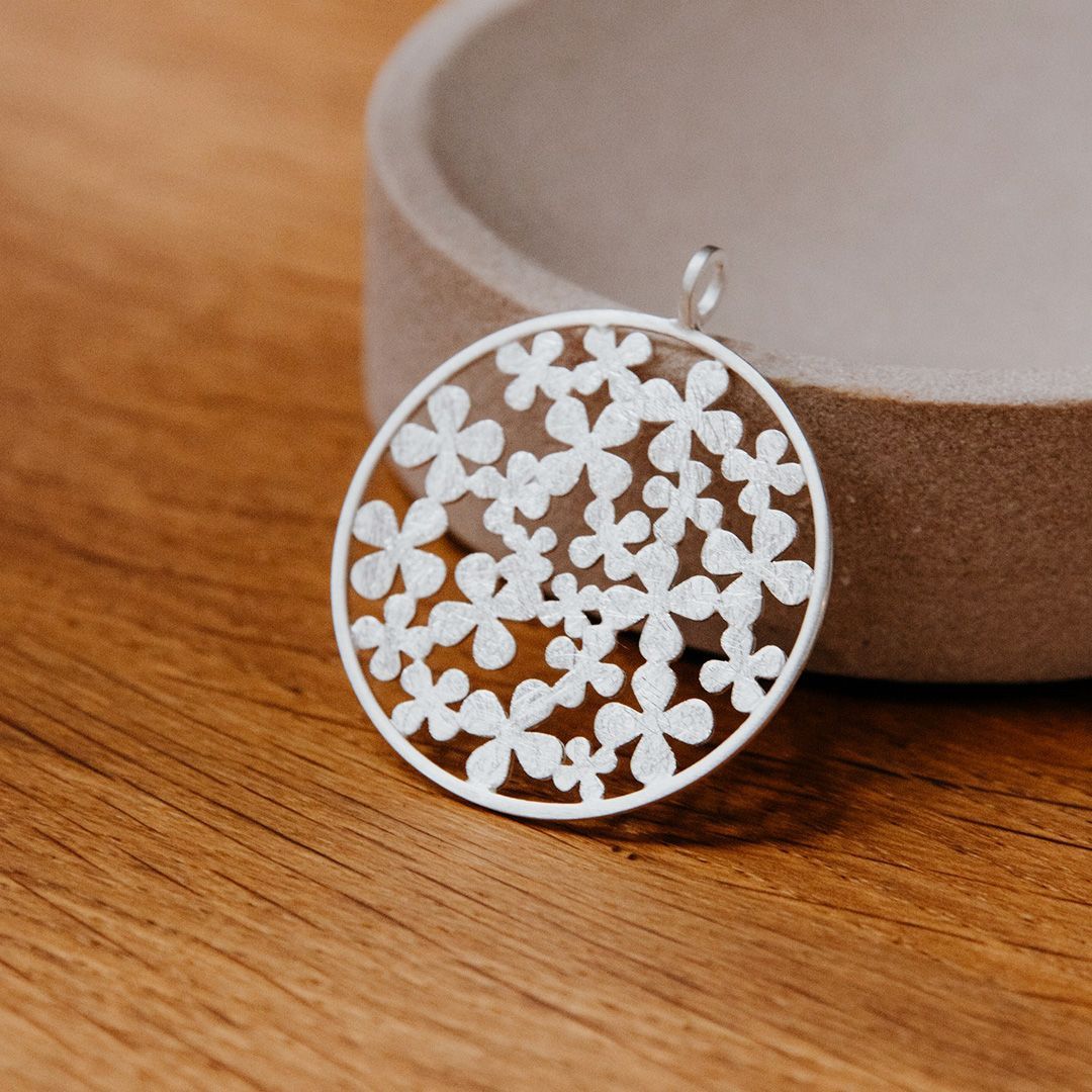 Tezer-Design Amulett 925 Silber 50 mm