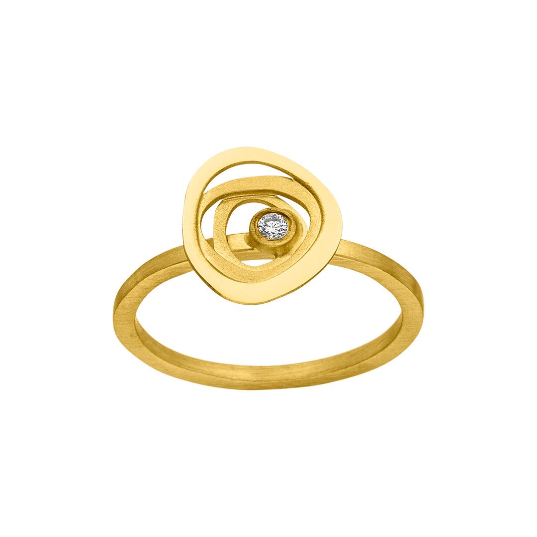 Tezer-Design Brillantring 585 Gold