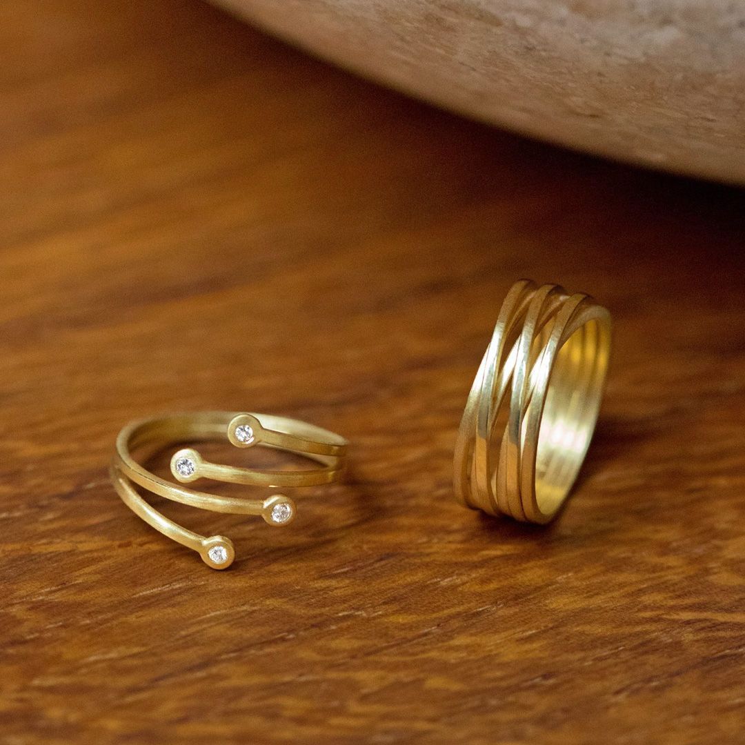 Tezer-Design Ringauswahl 585 Gold