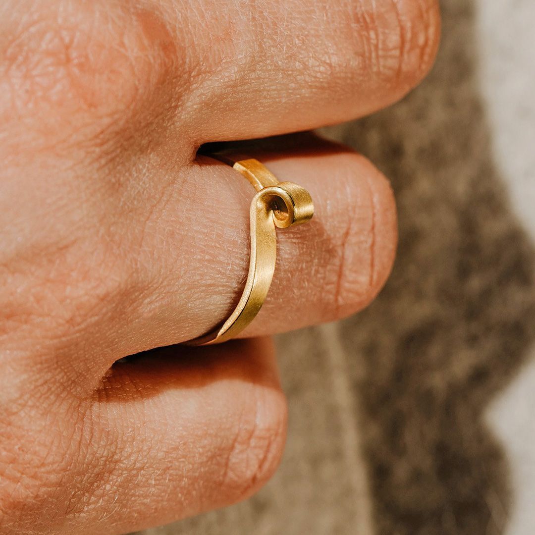 Tezer-Design Zarter Ring 585 Gold