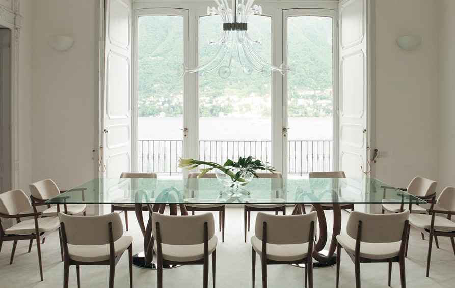 PORADA_arredamenti_arredamento_Bergamo_infinity_sedia_tavolo_tavoli_design_vetro