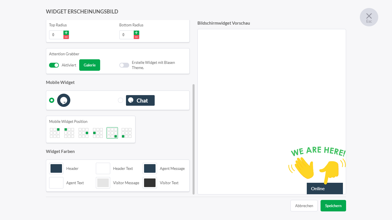 Live Chat Widget Branding 2