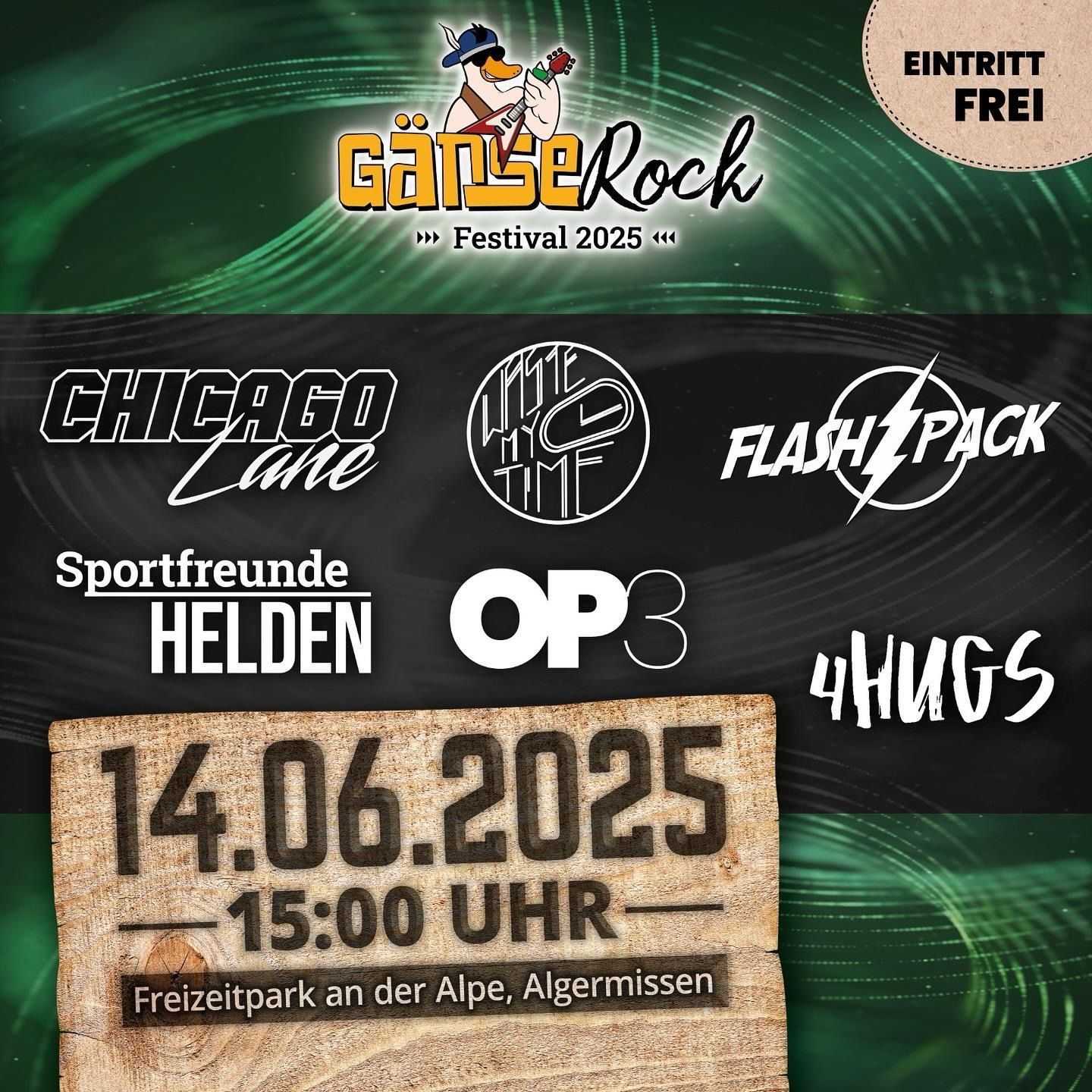 Samstag, 10. Mai 2025 ab 19:30 Uhr.