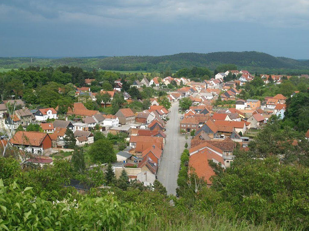 Blick auf Langenstein von der Altenburg
