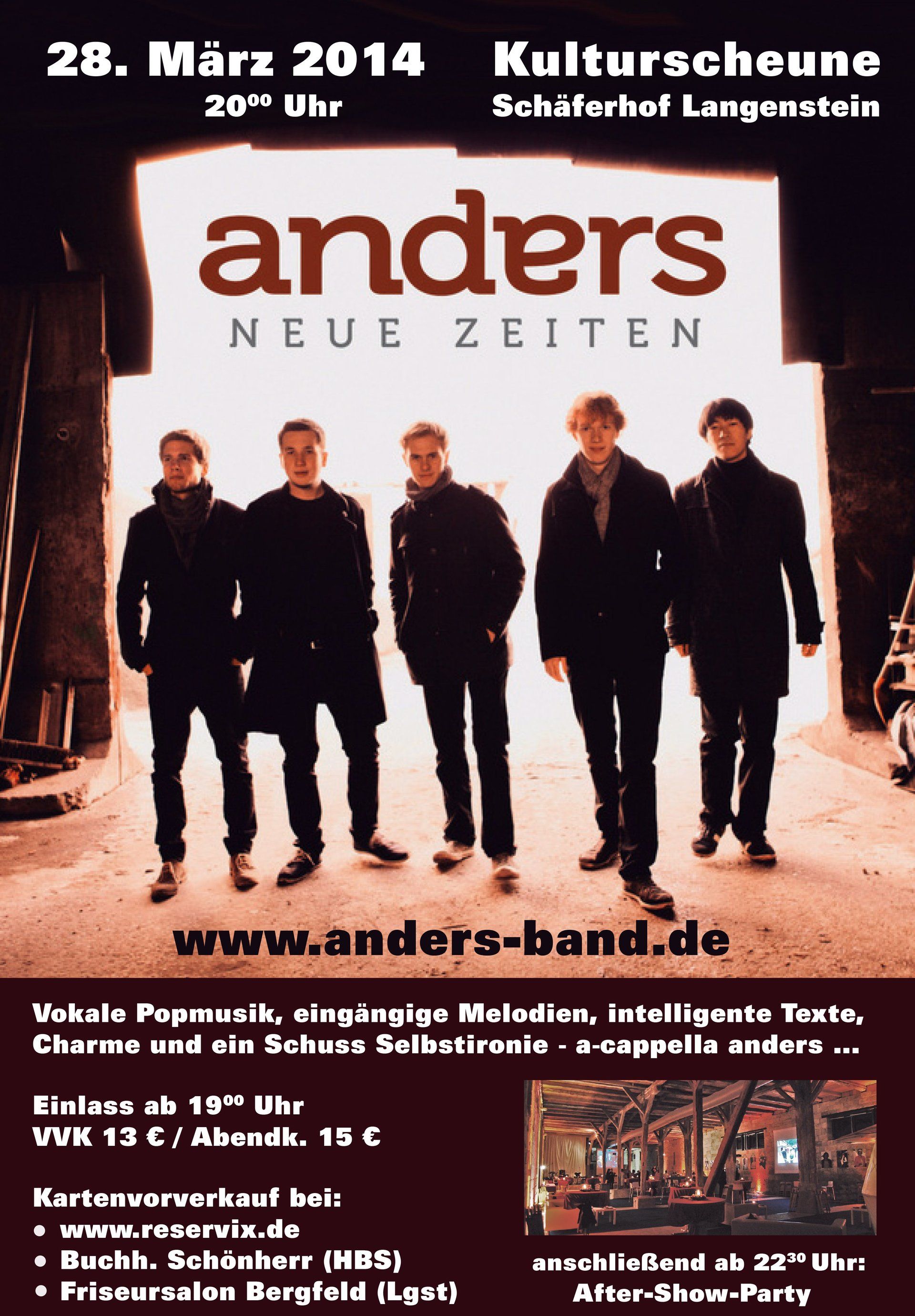 Plakat der Band