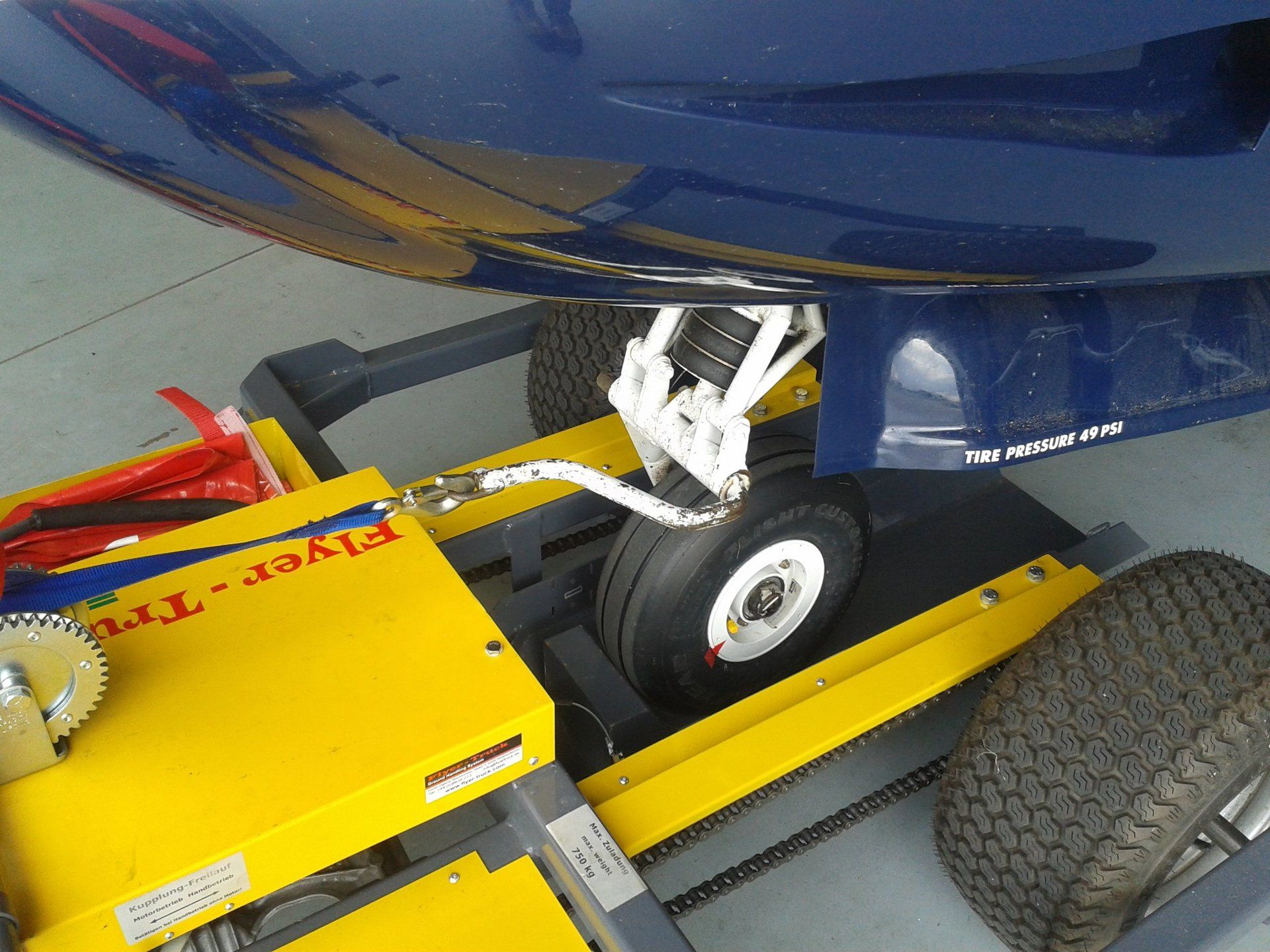 with special Mooney adapter