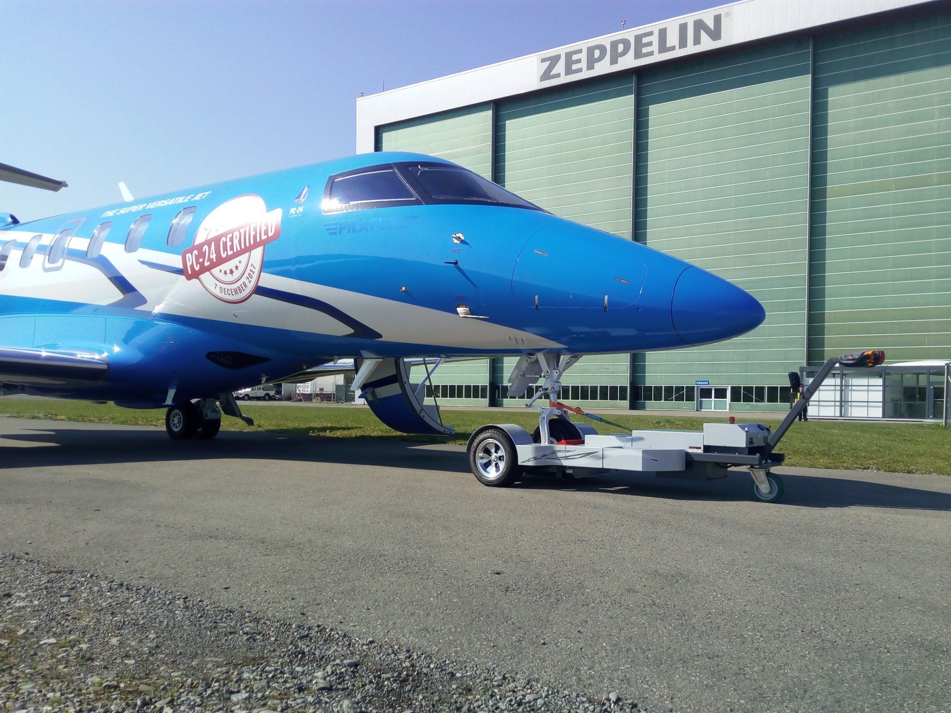FLT 120 electro mit der Pilatus PC24