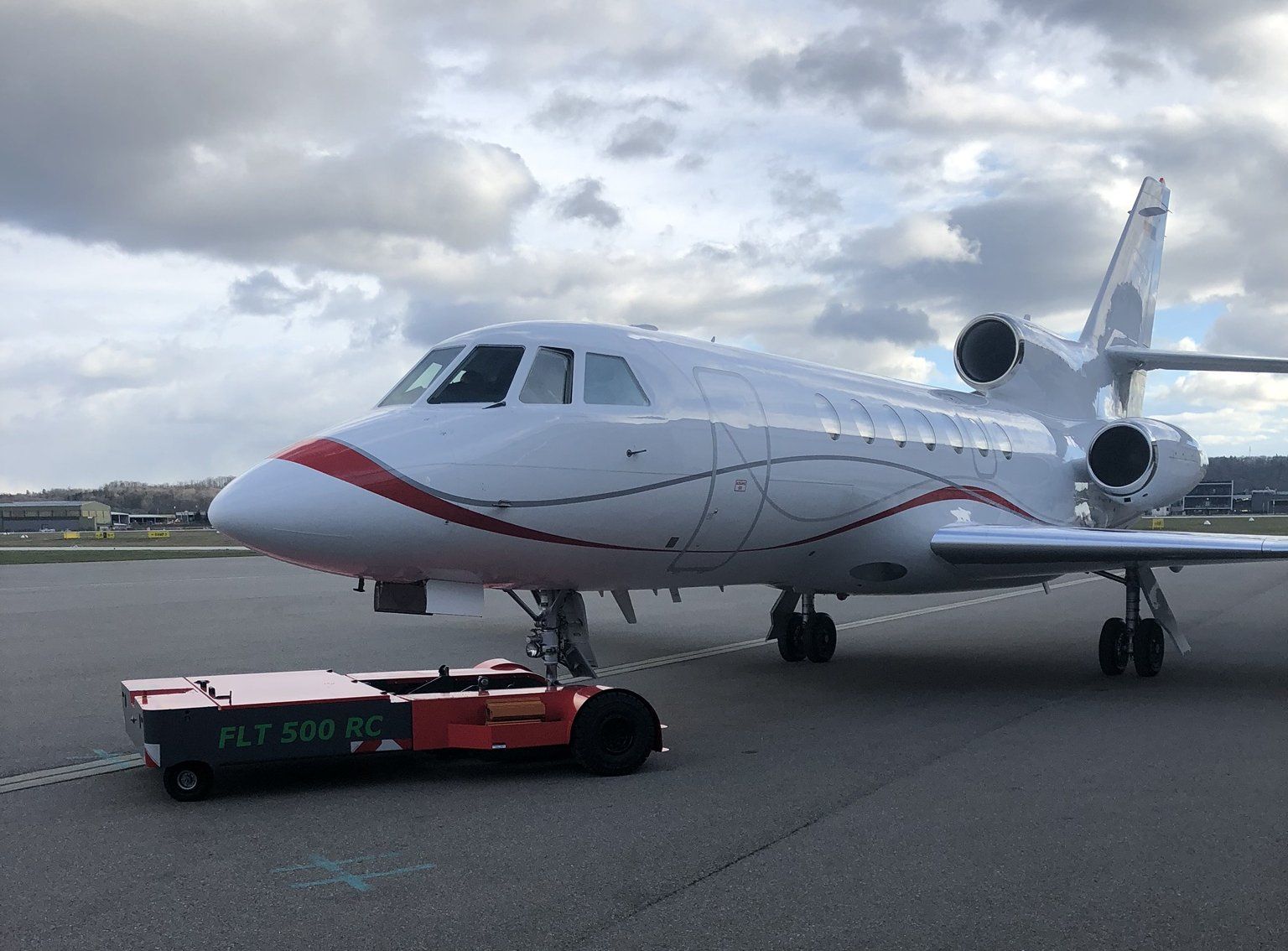 FLT 500 RC mit einer Falcon 50