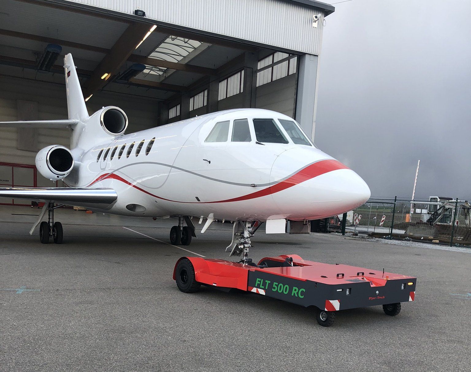 FLT 500 RC mit einer Falcon 50