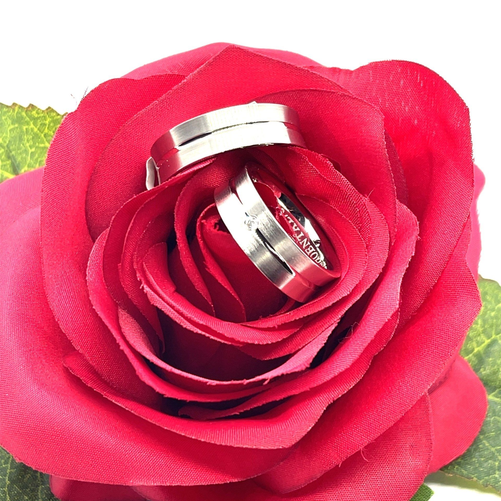 Trauringe 585/000 Weißgold 6,5 mm Traurimge Mosbach & Schöntal