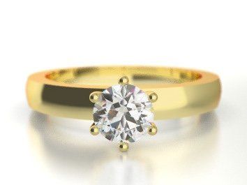 Verlobungsring mit Brillant 0,50ct