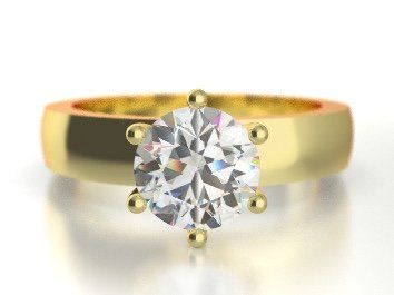 Verlobungsring mit Brillant 1,00ct