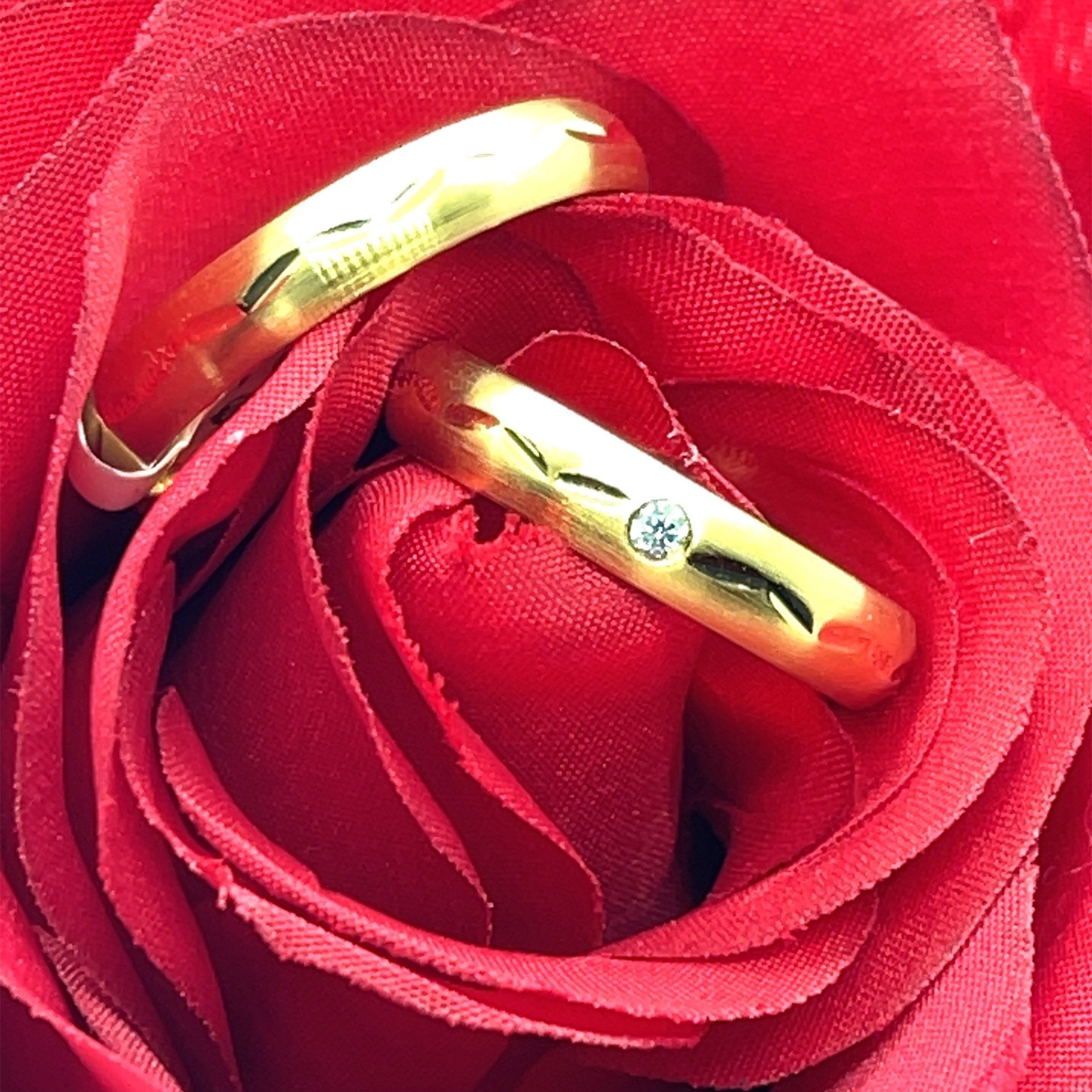 Trauringe 585/000 Gelbgold 4 mm Trauringe Lorch