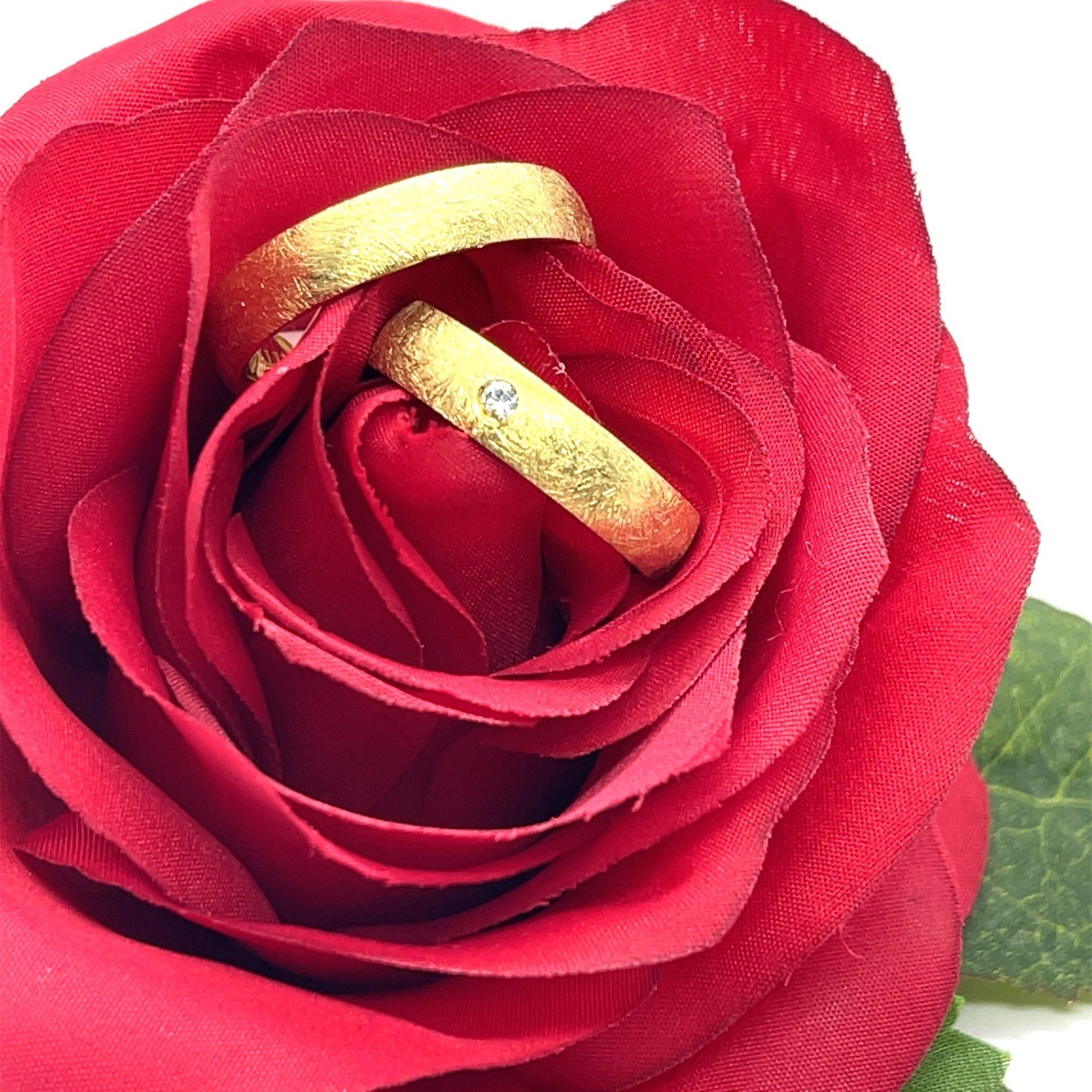 Trauringpaar  6 mm Breite Trauringpaar 590/000 Palladium