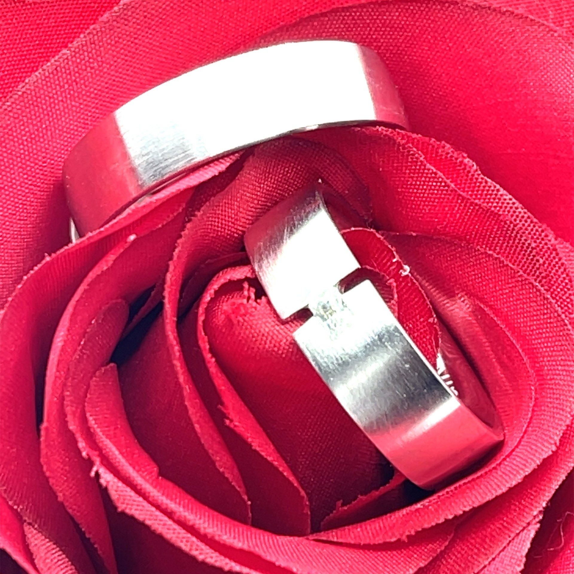 Trauringe 585/000 Weißgold Traurimg Splitt