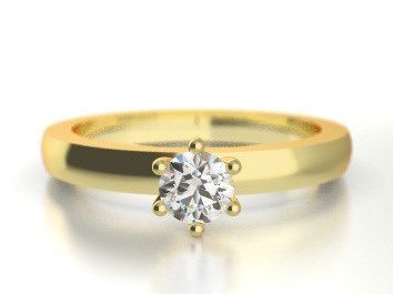 Verlobungsring mit Brillant 0,25ct