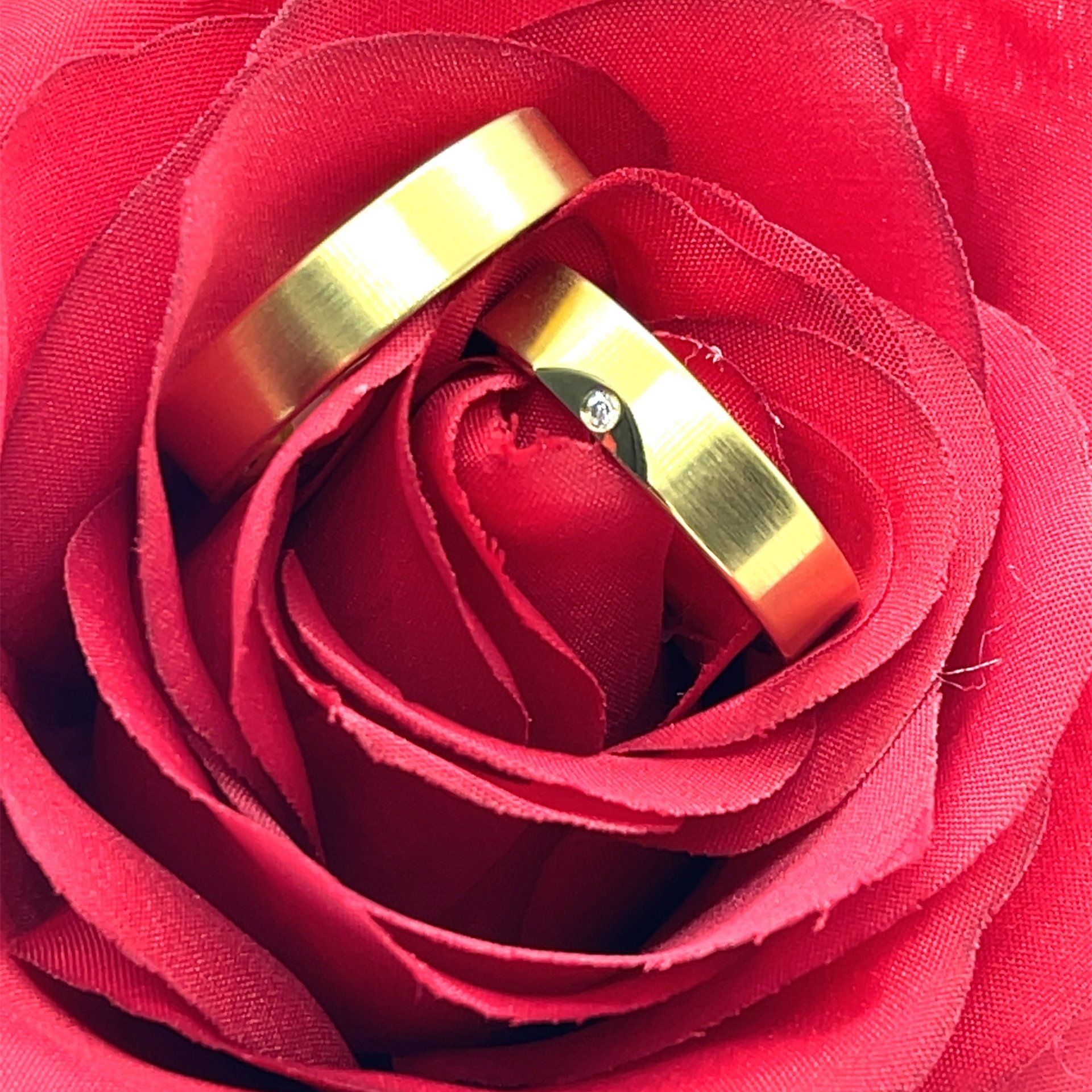 Trauringe 585/000 Gelbgold 5 mm Trauringe Damm