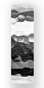 Hammerschlag grob Trauring in grobem Hammerschlag