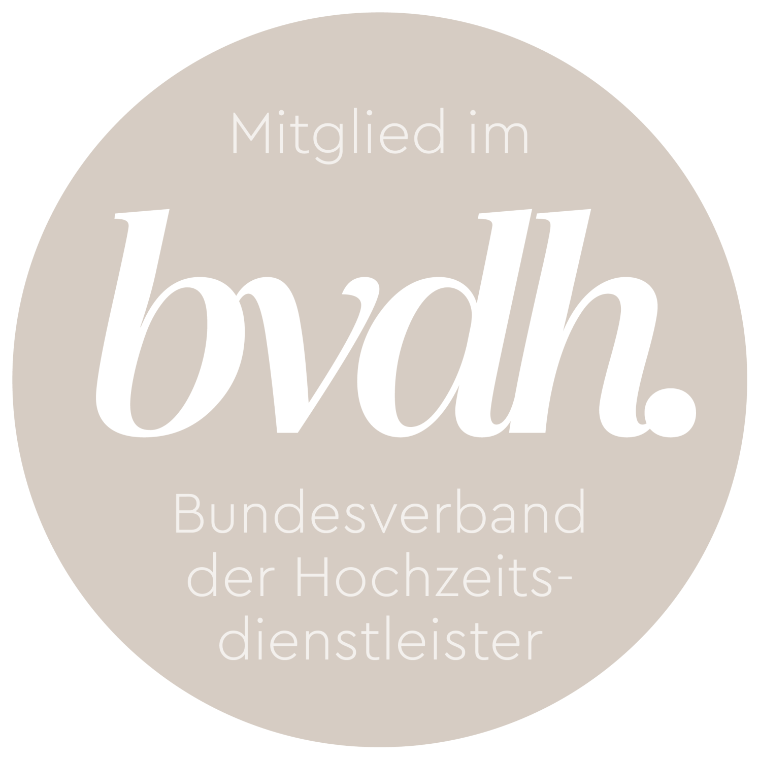 Mitglied im Bundesverband der Hochzeitsdienstleister