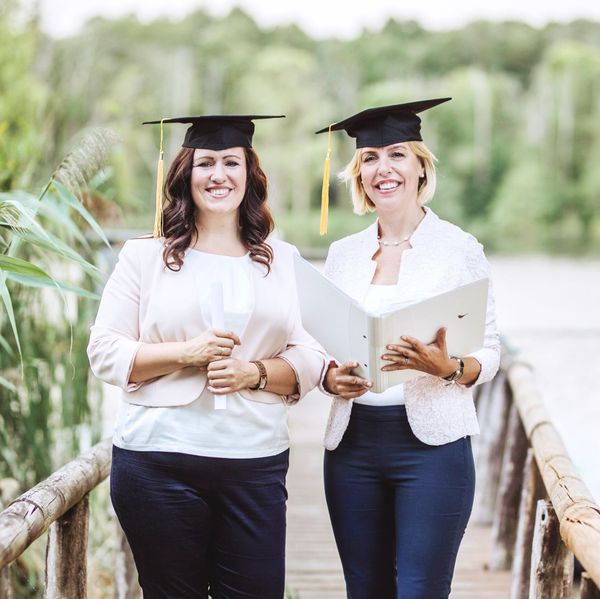 Das Ausbildungs-Team: Claudia Jähnke und ich Das Ausbildungs-Team: Claudia Jähnke und ich