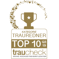 Auszeichnung Top Ten Trauredner