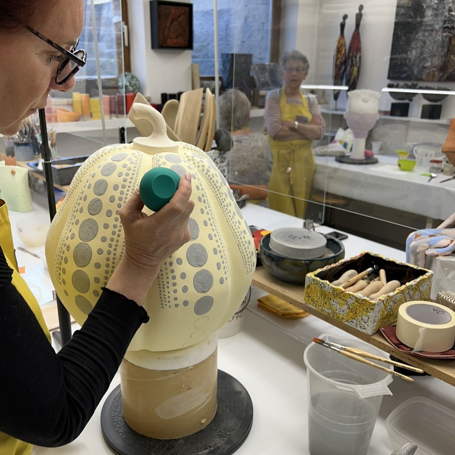 Übersicht der künstlerischen Arbeit im Atelier Jutta Hass