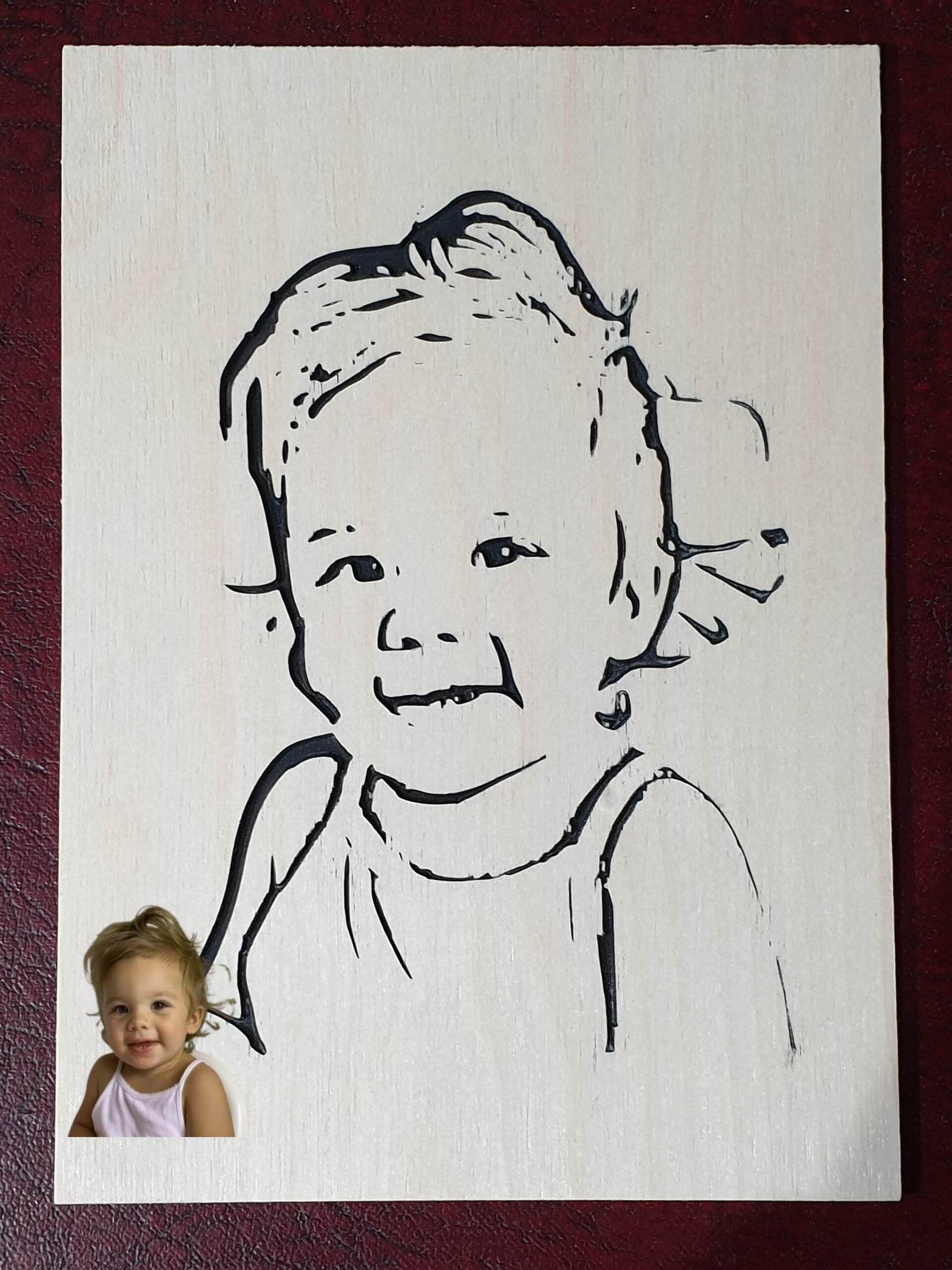 Handcut portrait