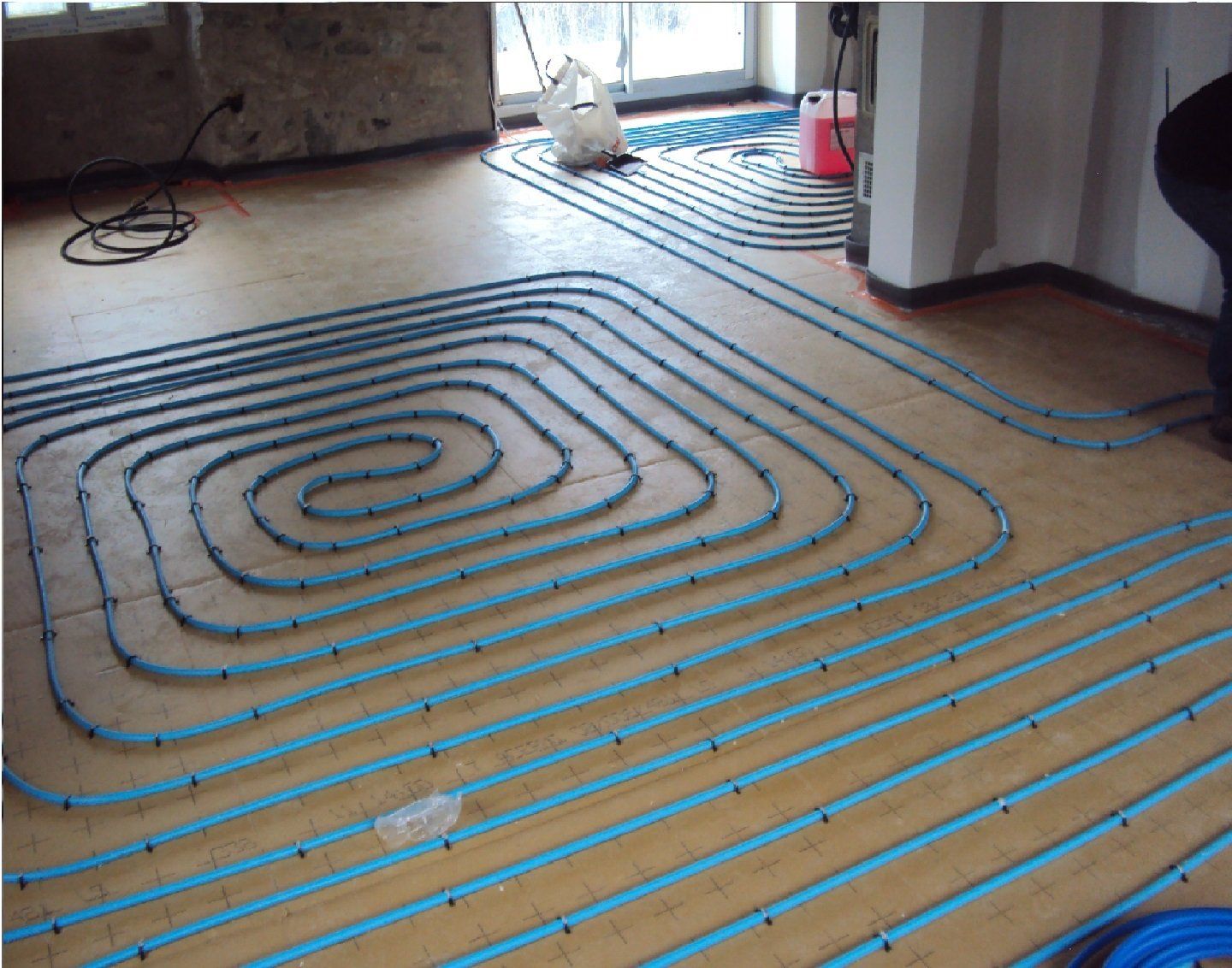 Chauffage sol + PAC nos kits chauffage sol