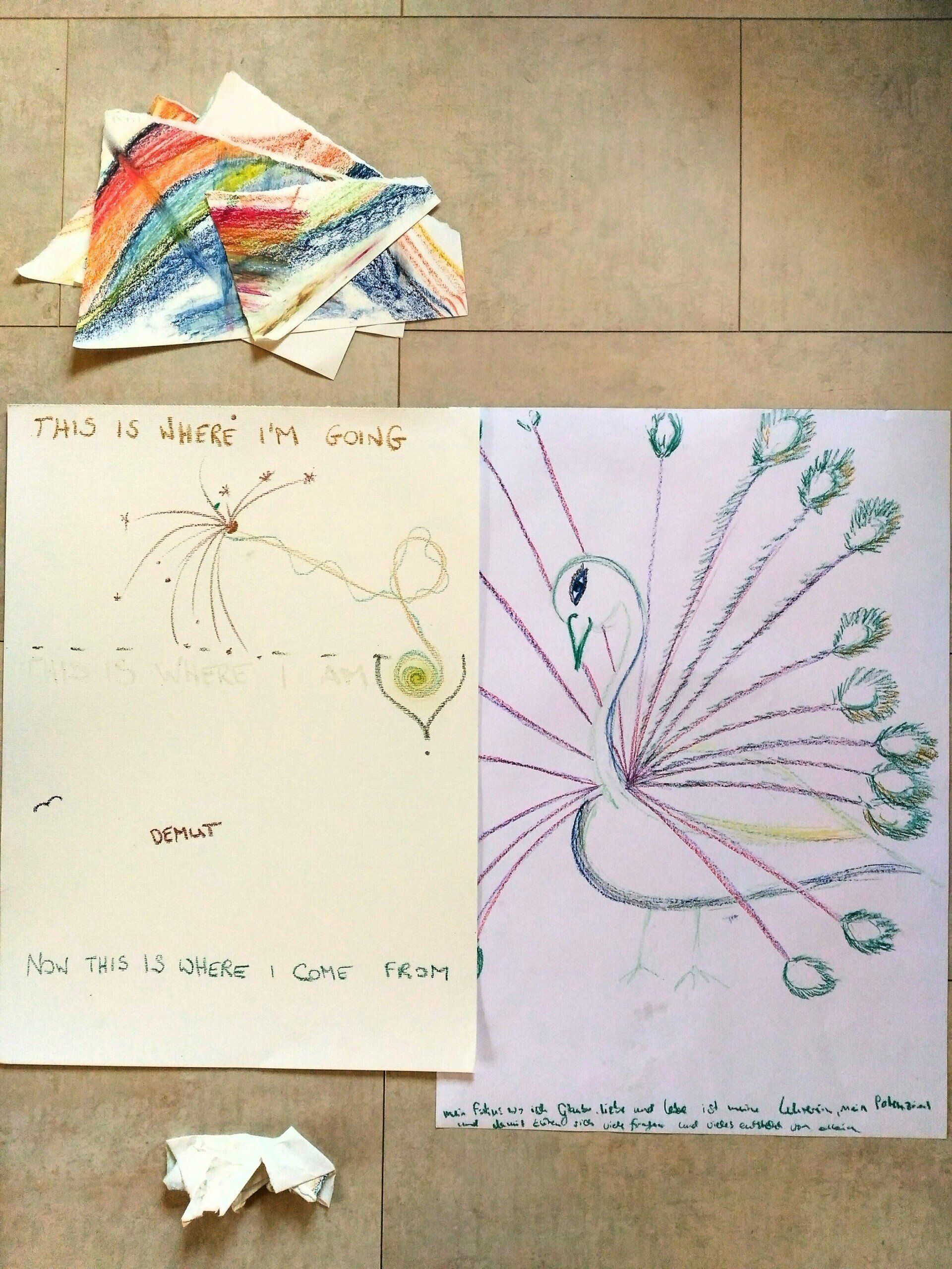 Intuitives Malen Schreiben Inspiration Kunstpädagogik Kreativität