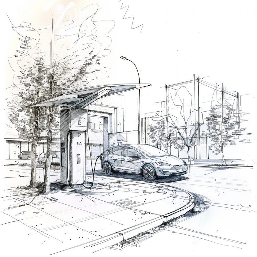 Electric Vehicle Charging Station Installation