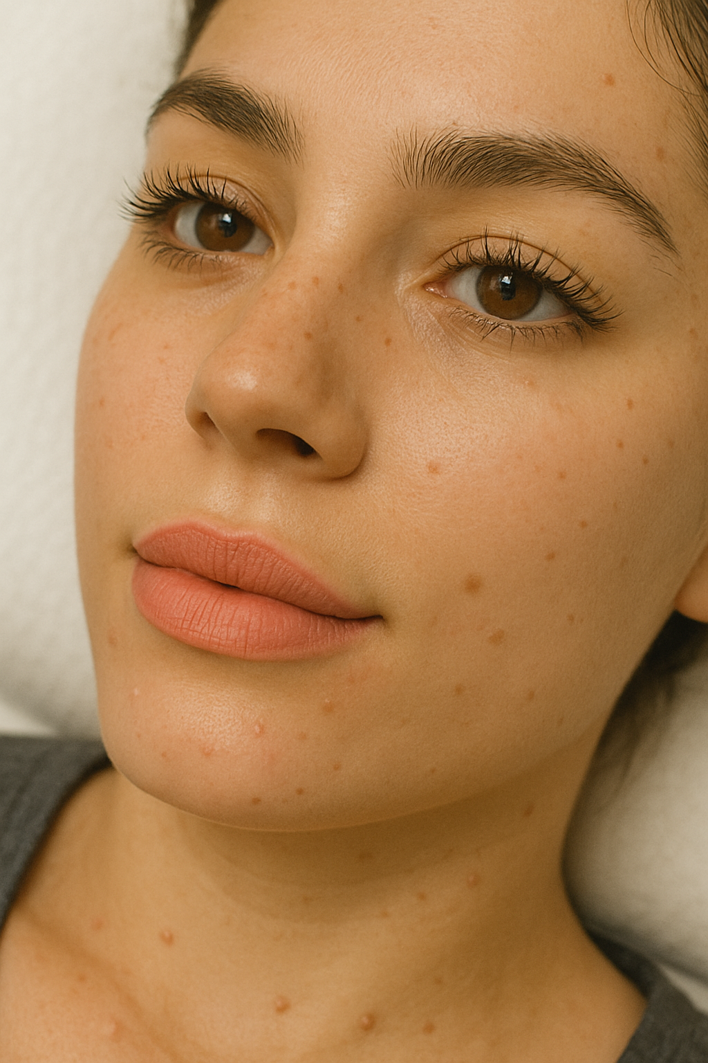 Lippen Permanent Make Up, Brandenburg Eyeliner, Permanent Make Up, Wimpernkranzverdichtung, Powder Brows Berlin Permanent Make Up Augenbrauen verheilt Brandenburg Glienicke Microblading Lidstrich vorher nachher