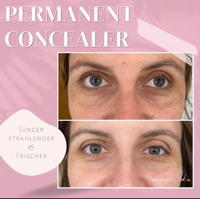Permanent Concealer, CC EYE, Brandenburg Berlin Glienicke PMC Augenringe Augenschatten Tipps, Vorher Nachher