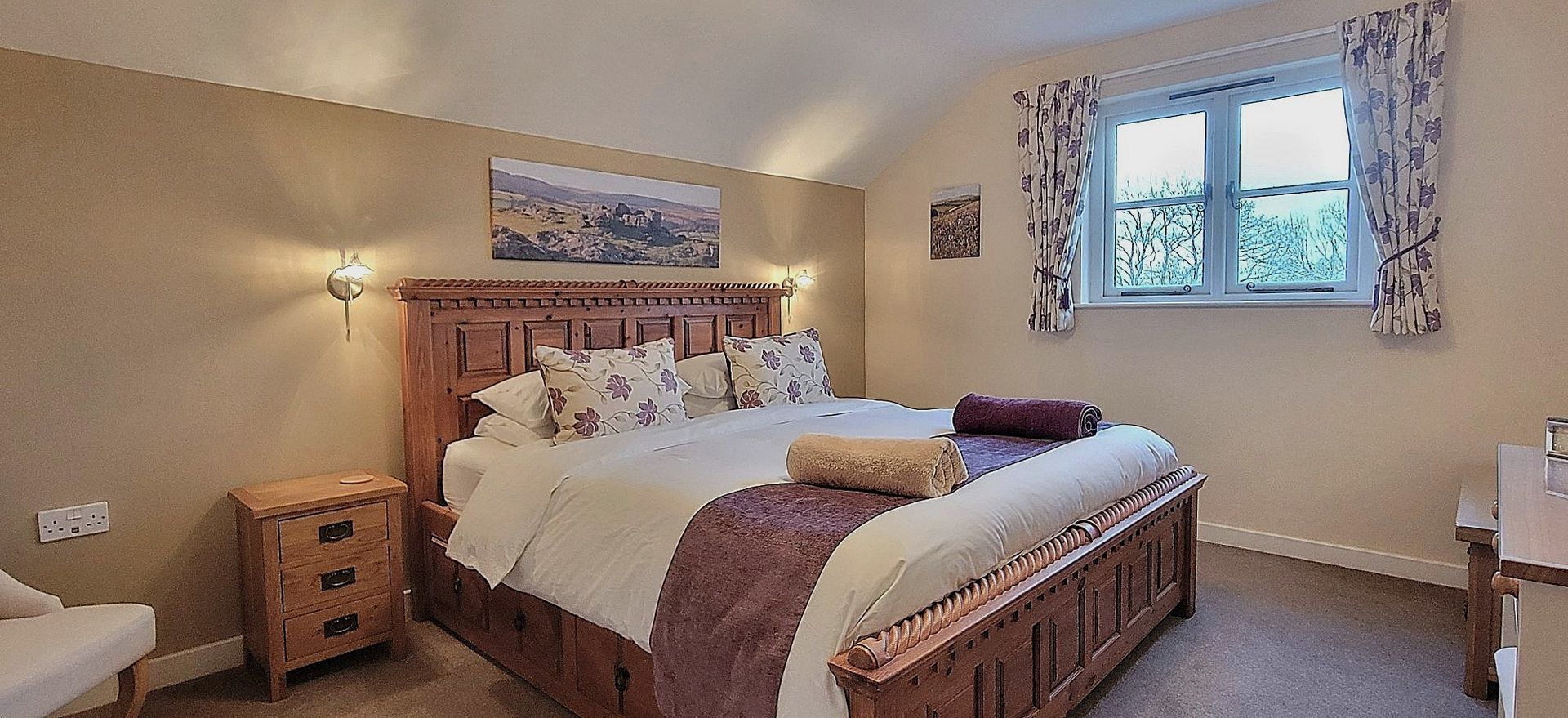 Higher Kellacott Cottage holiday cottage. Cosy one bedroom cottage perfect for a couples rural retreat, West Devon