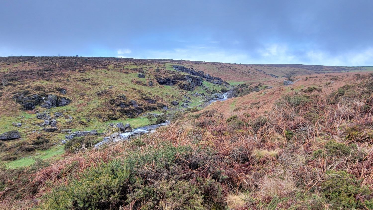 Black Pool and the memorial viewed from east of the river