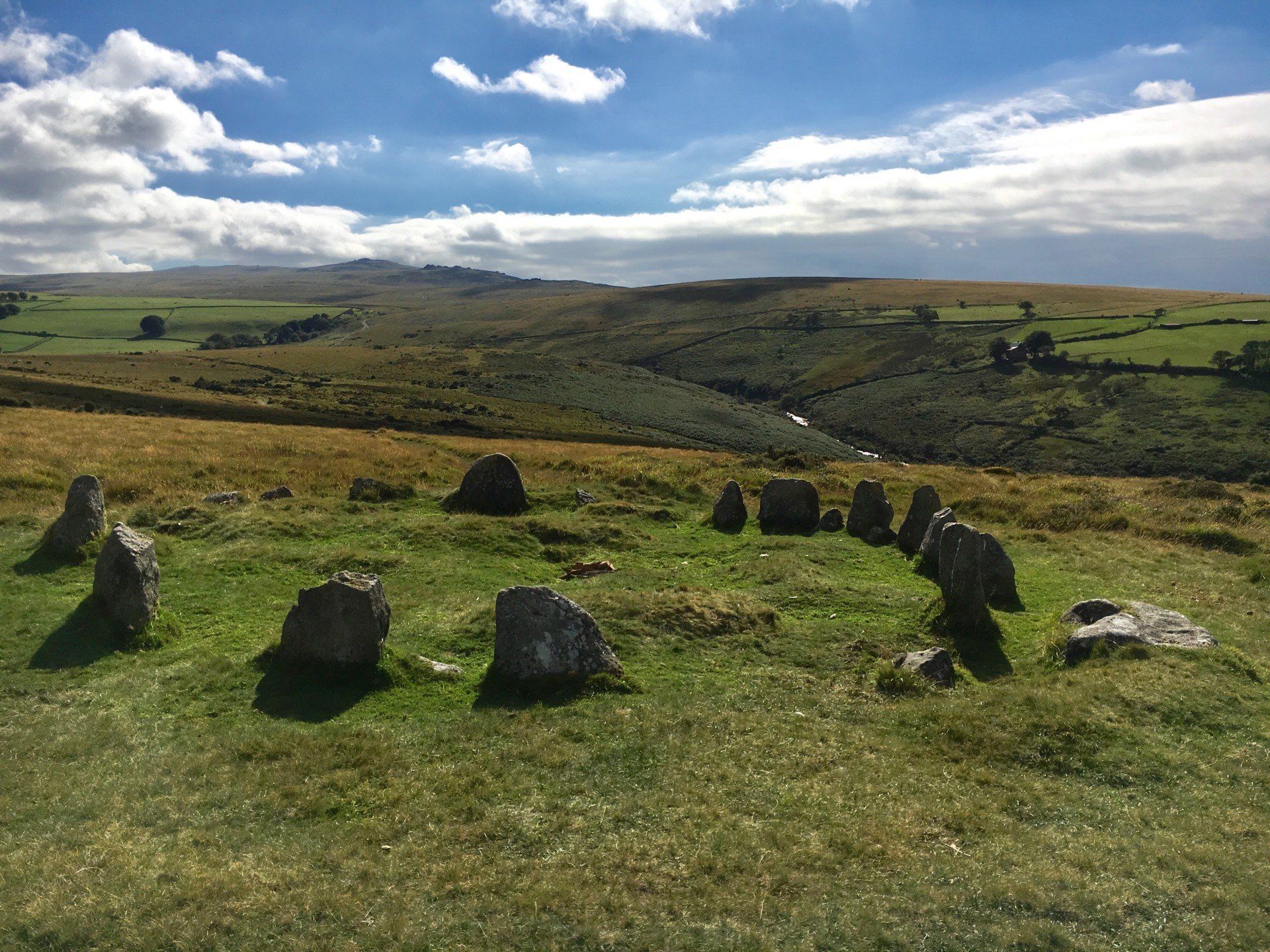 Nine Maidens walk, Belstone, Dartmoor