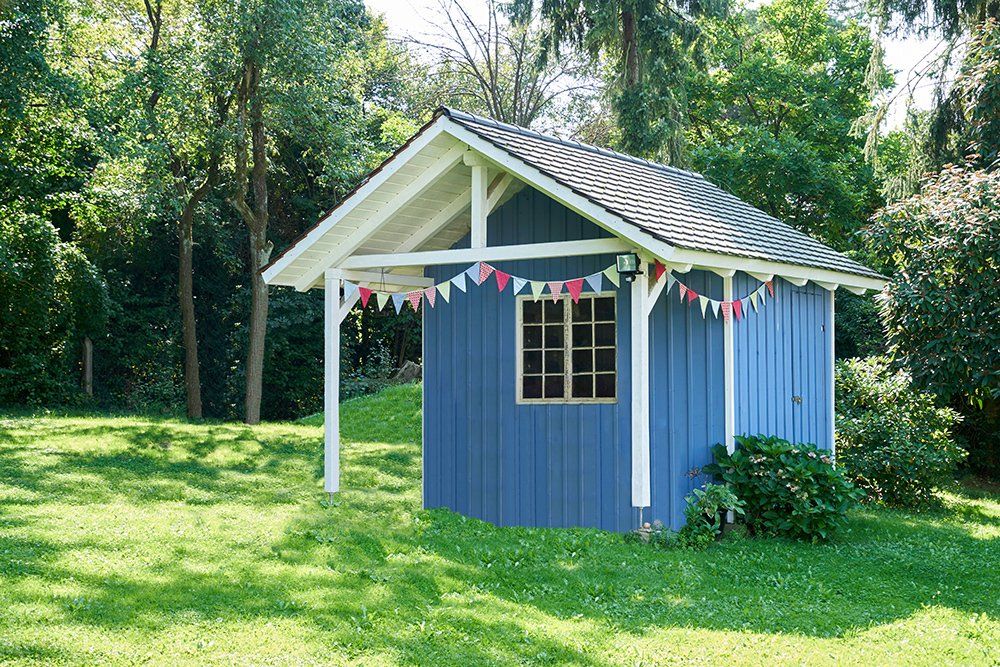 Wir können auch klein und fein: Gartenhäuschen