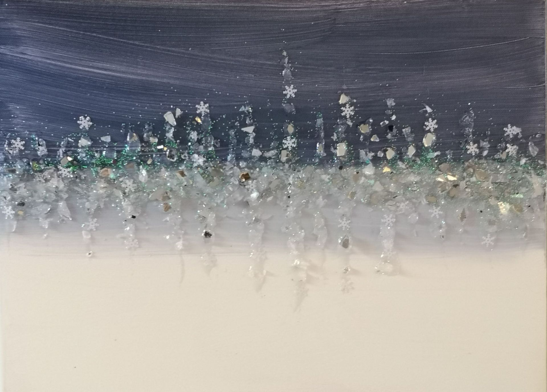 Resin and glitter canvas course for beginners