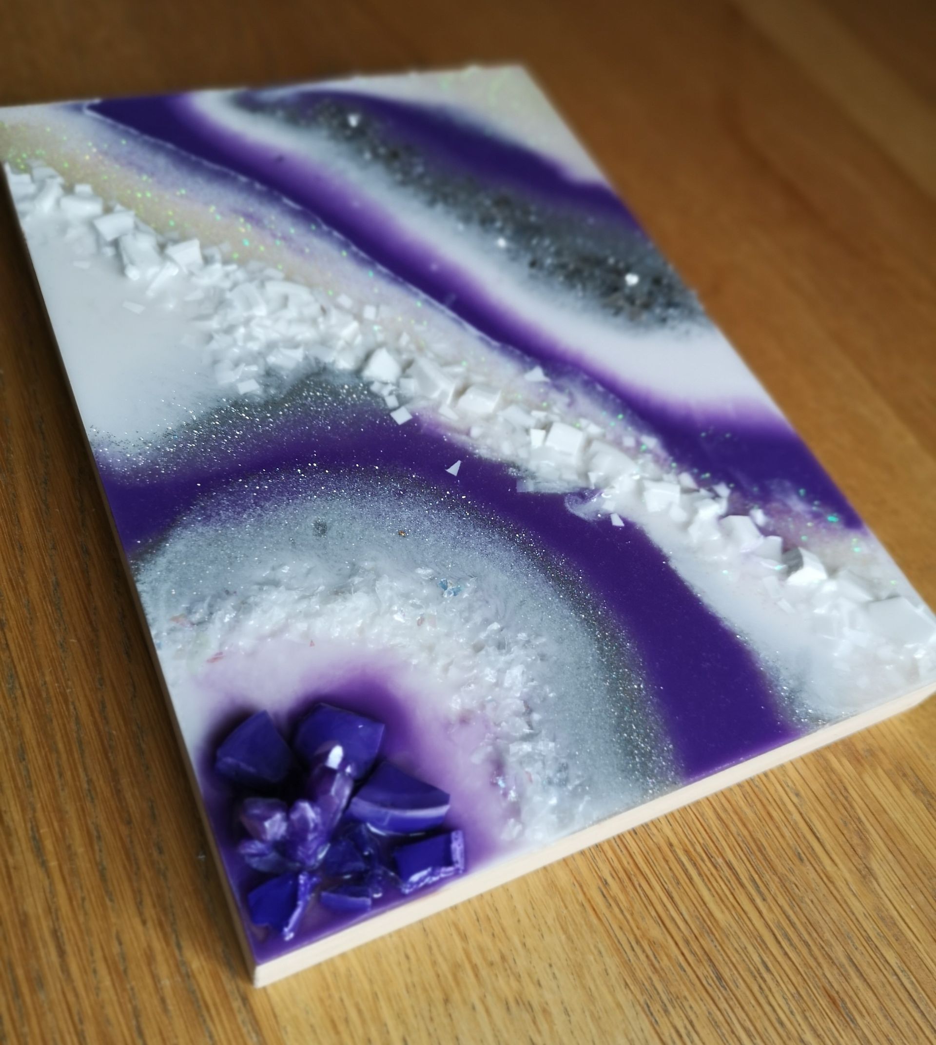 Resin geode workshop for beginners